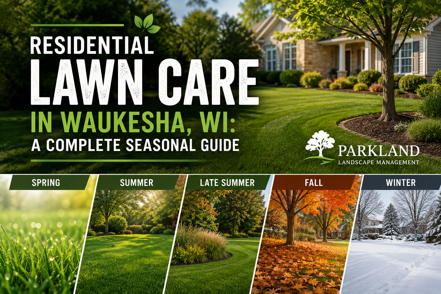 Residential lawn care in Waukesha, WI seasonal guide