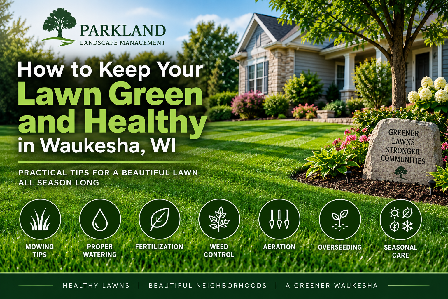 How to keep your lawn green and healthy in Waukesha, WI